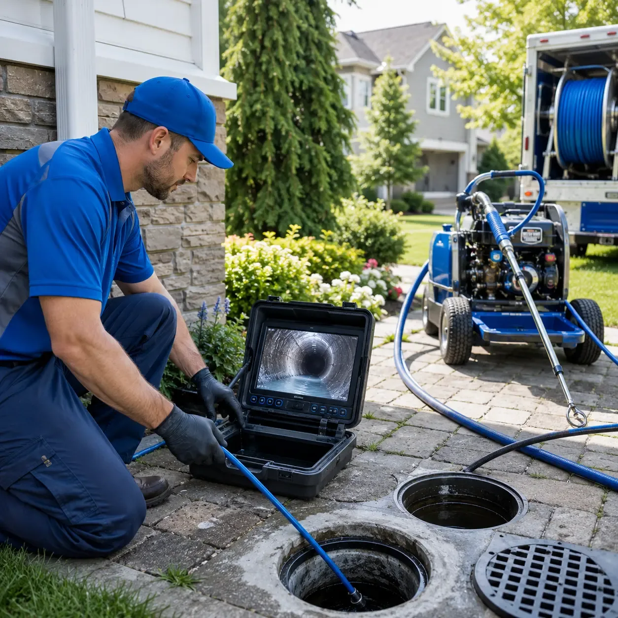 Outdoor drain cleaning professionals serving Anabel, MO